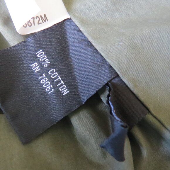 Tripp NYC Cotton Jacket Pockets Button Closure Lined SIZE Small Military Green - Picture 7 of 8